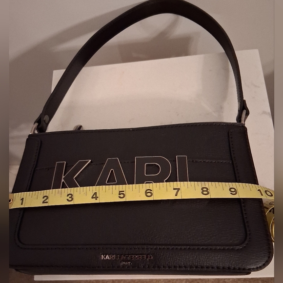 Karl Lagerfeld Black Shoulder Bag - Picture 10 of 14